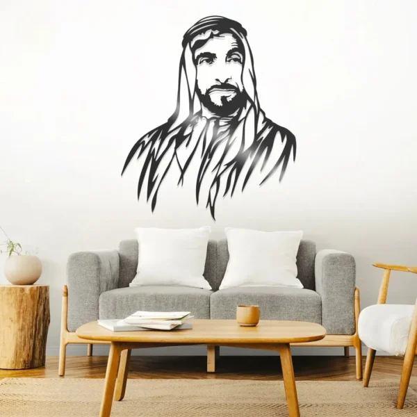 Shaikh zayed metal art work