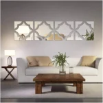 Modern Home Design Mirror Wall - Modern Home Wall Decor - Best For Home and Office - Image 3