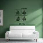 Dhikr Islamic Wall Art - Subhanallah, La Ilaha Illallah, Alhamdulillah, Allahu Akbar - Image 7