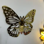 Decorative Butterfly Wall Shelf with Candlestick - Image 6