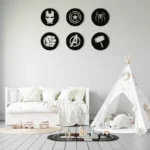 Avengers Heroes wall art, Super Hero, Gift Idea
