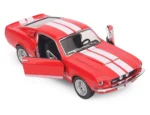 Kinsmart Shelby GT-500 | 1:36 Scale Die-Cast Metal Model Car with Pull Back Action & Openable Doors | Pack of 1 – Multicolour - Image 5