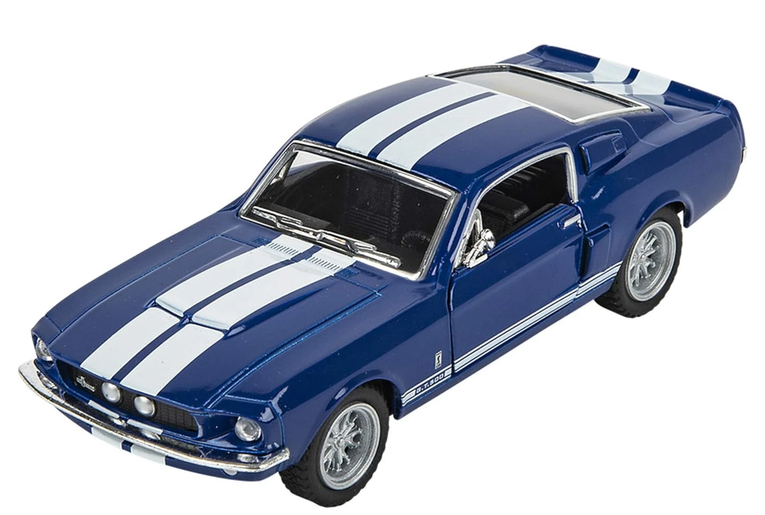 2025-07-26-688490c7748a5 Kinsmart Shelby GT-500 | 1:36 Scale Die-Cast Metal Model Car with Pull Back Action & Openable Doors | Pack of 1 – Multicolour - Image 2