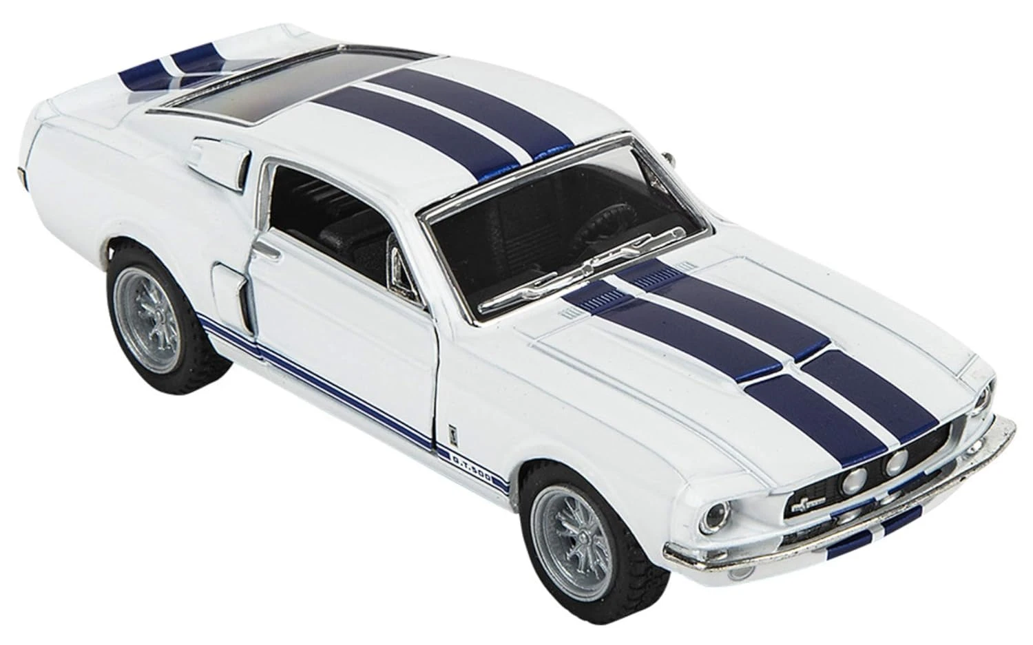 2025-07-26-688490c79b275 Kinsmart Shelby GT-500 | 1:36 Scale Die-Cast Metal Model Car with Pull Back Action & Openable Doors | Pack of 1 – Multicolour - Image 3